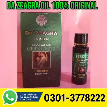 Da Zeagra Power Oil for Men in Pakistan
