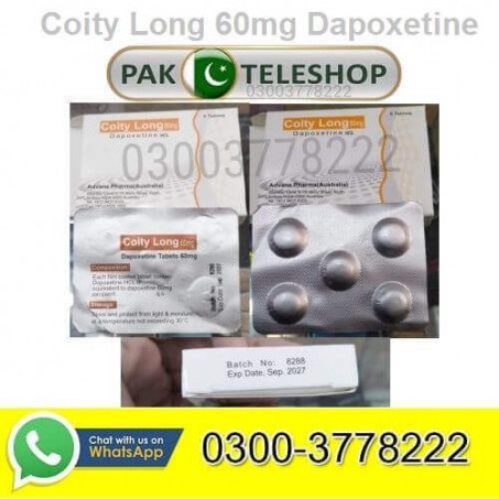 Coity Long 60mg Dapoxetine Price in Pakistan