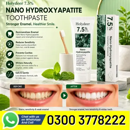 Holydeer Recovery Toothpaste 7.5% Nano Hydroxyapatite