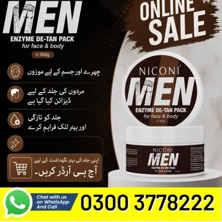 Niconi Men Enzyme De-Tan Pack