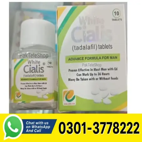 White Cialis 10 Tablets Bottle Price in Pakistan