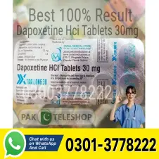 Dapoxetine HCI Tablets 30 mg in Pakistan