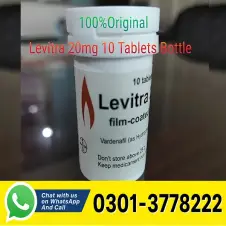 Levitra 20mg 10 Tablets Bottle Price in Pakistan